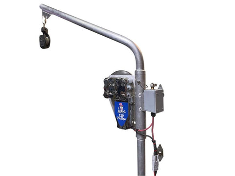 Lester’s 2.0 HP 90:1 12 V Electric Pot/Trap Puller Davit Package