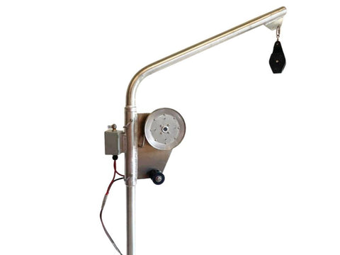 Lester’s 2.35 HP 60:1 12 V Electric Crab Pot Puller Davit Package