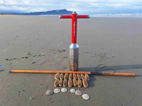 Lester's Stainless Steel Clam Gun | Blue