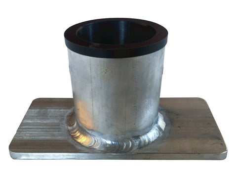 Delrin Sleeved Flat Floor Mount