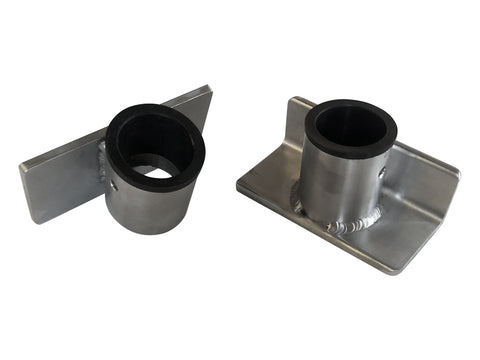 Delrin Sleeved Gunnel Combo Floor Mount Set