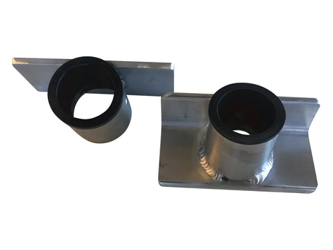 Delrin Sleeved Gunnel Combo Floor Mount Set