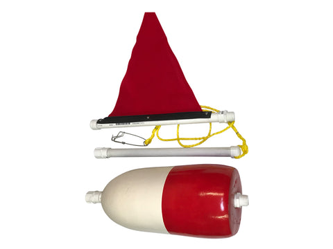 Lester's Three Piece Flag Buoy