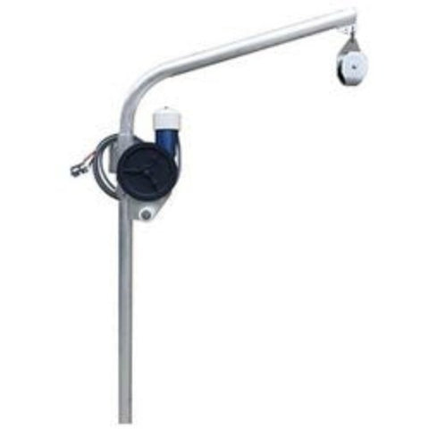 EZ-E80X 1 1/2" 3-Piece Schedule 80 1.9 HP Electric Davit Package