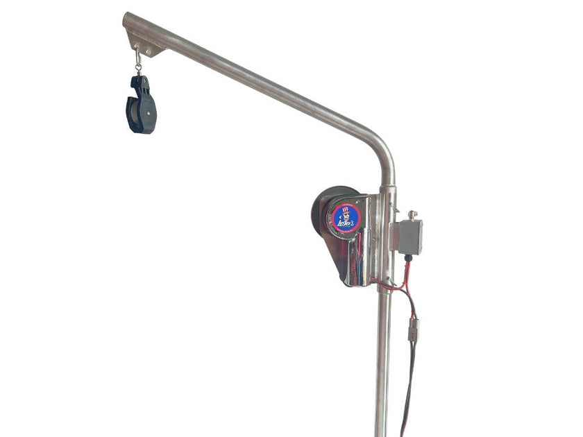 Lester’s 2.35 HP 601 12 V Electric Crab Pot Puller Davit Package