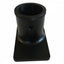 Black Anodized Delrin Sleeved Flat Floor Mount