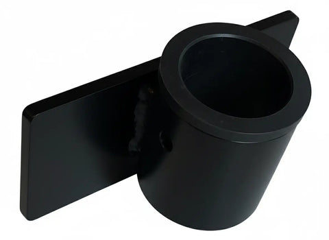 Black Anodized Delrin Sleeved Gunnel Mount