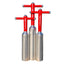 Lester's Stainless Steel Clam Gun | Red