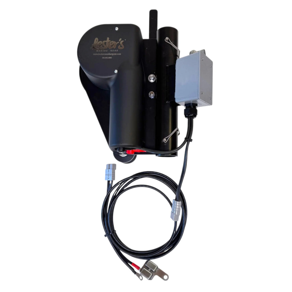 Lester's SE-Black 12V Electric Pot/Trap Puller Motor Package – Lester's ...